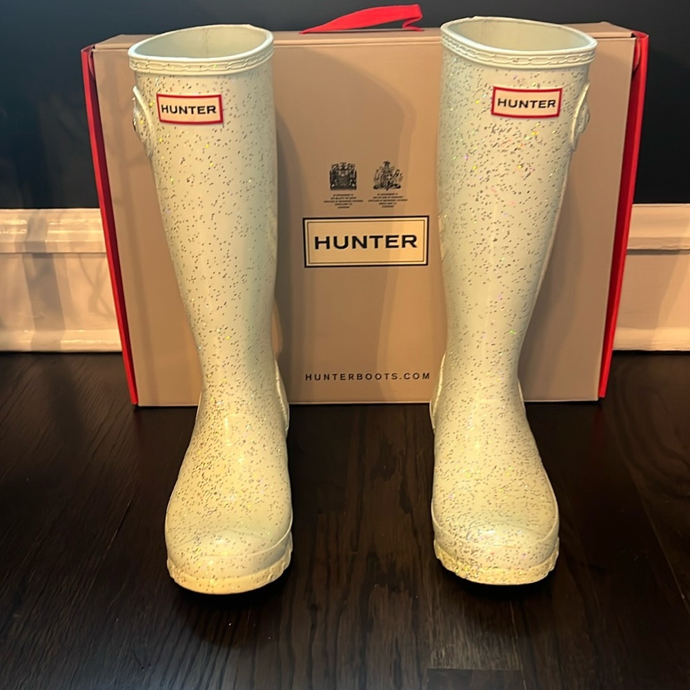 Hunter Kids Giant Glitter Rain Boots